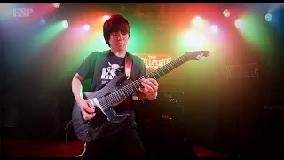 ESP Guitars: LTD Deluxe SN-1007HT Baritone Live Performance Demo by Kazuki Tokaji