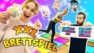 6x LUSTIGE XXL BRETTSPIELE in REAL LIFE | Challenges mit Kaan, Nina & Kathi