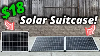 Harbor Freight Solar Panel Suitcase DIY