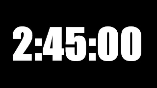 2 HOUR 45 MINUTE TIMER • 165 MINUTE COUNTDOWN TIMER ⏰ LOUD ALARM ⏰