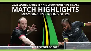 Olajide Omotayo vs Paul Drinkhall | MS R128 | 2023 ITTF World Table Tennis Championships Finals