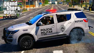 POLICIAIS DA ROTAM EM ACOMPANHAMENTO! | Rondas Ostensivas Tático Móvel | GTA 5 PMPR