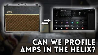 Can we profile real amps with the Line 6 Helix?
