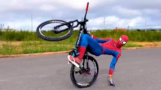 Homem Aranha e A Bike Nova do Grau - ( Histórias de Super Heróis )