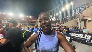 Shericka Jackson Speaks After 21.86 Win At The Monaco Diamond League 200m
