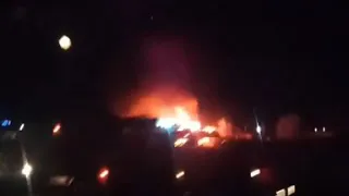 Крупный пожар в Кызыле по улице  Ровенская 🔥
