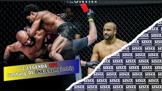 2 legenda UFC, tumbang diajang ONE Championship