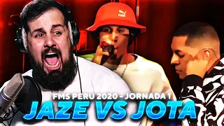 JOTA ESTA EN CHOT4 | PAPO REACCIONA A JOTA vs JAZE - FMS Perú 2020 J1