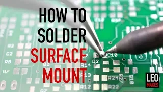 How to Solder Surface Mount parts (it's easy!)