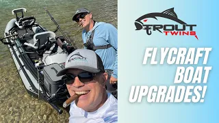 Flycraft fly fishing boat upgrades