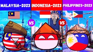 Indonesia vs Malaysia vs Philippines - Country Comparison 2023