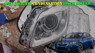 Condensation MOISTURE issue solved: Opel Insignia XENON headlight “health check” after a body repair