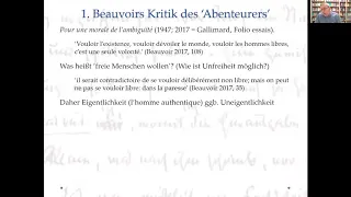 Andrew Inkpin: Mit oder ohne die Anderen? De Beauvoir contra Nietzsche über Freiheit