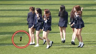 what happens if GFRIEND members' shoes come off on stage