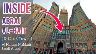 Walking Tour Inside Abraj Al-Bait Tower (The Clock Tower), Al Haram, Makkah, Saudi Arabia