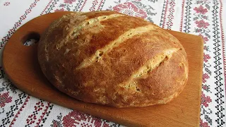 Хліб на кефірі. Хліб без дріжджів. Домашній хліб. 🍞
