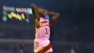 Lakers-Hawks: All Dunks (1988)