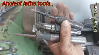 Several types of lathe tools that a lathe operator must have