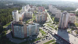 Зелёные горки, Томск с высоты