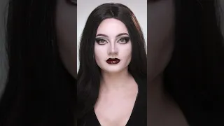 MORTICIA ADDAMS MAKEUP TUTORIAL🥀  #morticiaaddams #addamsfamily #wednesdayaddams #makeuptutorial