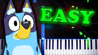 Bluey Theme Tune - Easy Piano Tutorial