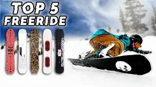 Top 5 FREERIDE Snowboards 2024 | Board Archive