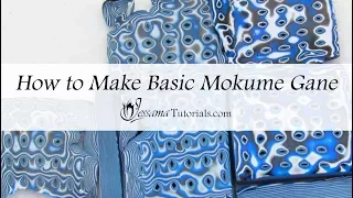 Polymer Clay Mokume Gane: Simple Mokume Gane