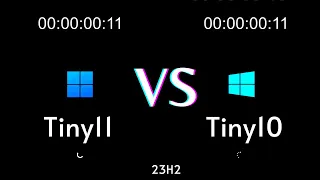 Tiny 11 vs Tiny 10 (23H2) | Spped Test!