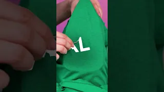 How To Remove Stickers From T-shirts Daily Life Hack | #facts #viral #shorts #viralshorts