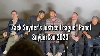 "Zack Snyder's Justice League" SnyderCon Panel → Zack Snyder, Ben Affleck, Ray Fisher, Chris Terrio