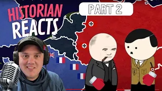 Oversimplifed Reaction: WW2 Part 2-- Historian Reaction