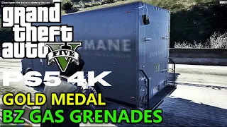 GTA 5 PS5 - Mission #13 - BZ Gas Grenades [Gold Medal Guide - 4K 60fps]