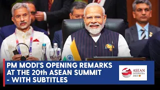 ASEAN Summit 2023: PM Modi's Opening Remarks at the 20th ASEAN Summit- With subtitles