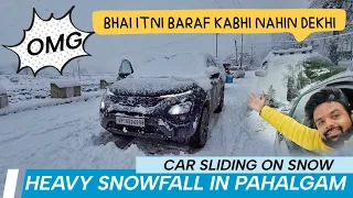 Kashmir heavy snowfall 2023 |  Pahalgam snowfall 2023 | @AllAboutAllmj