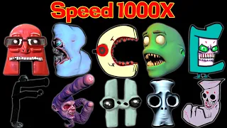 New Alphabet Lore But Everyone Zombie (Speed 1000X)