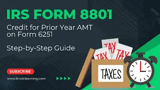 IRS Form 8801 (Credit for Prior Year AMT) - Step-by-Step Guide and Example