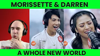 They harmonized perfectly! Morissette Amon and Darren Espanto Reaction: A Whole New World (Wish Bus)