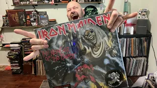 Unboxing Iron Maiden-The Number Of The Beast 40th Anniversary Vinyl Edition