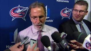 John Tortorella jokes about Alexander Wennberg's fight