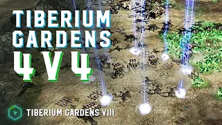 4v4 on Tiberium Gardens VIII - Kane's Wrath