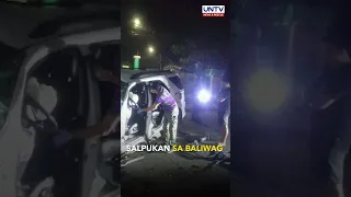 Truck at SUV, nagsalpukan sa Baliwag, Bulacan