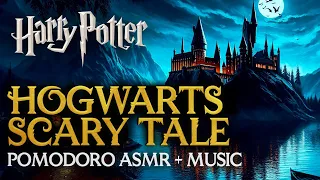 HOGWARTS SCARY STUDY SESSION 👻📖 Harry Potter Radio Mystery Tale | Harry Potter Pomodoro Timer ASMR