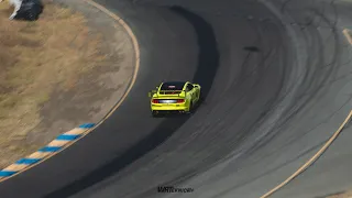 Shelby GT350R chases down a Porsche GT3 at Sonoma