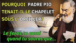 Pourquoi Padre Pio plaçait-il le chapelet sous l'oreiller?🙏♥️