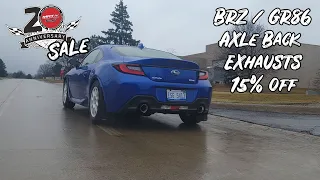 BRZ GR86 Axle Back 15% off - MRT 20th Anniversary Sale