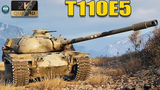 T110E5 карта Граница империи, Три отметки, Колобанов, Рэдли. WoT 1.10.0. 2К VIDEO.