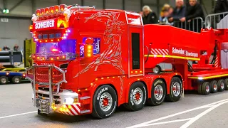 MEGA RC TRUCKS, RC STUFF!! Modellbau Messe Erfurt 2023, Truck Parcours Erfurt TPE, Modell Leben 2023