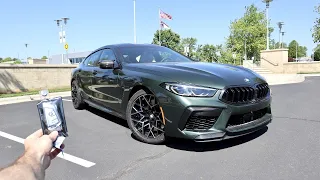 2022 BMW M8 Competition Gran Coupe: Start Up, Exhaust, Test Drive, Review and POV