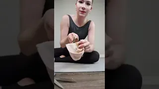Answering the biggest pointe shoe prep questions! #pointeshoes #ballerina #balletdancer #balletshoe