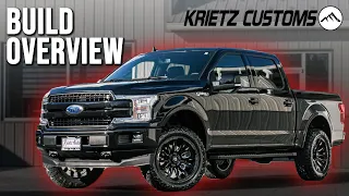 BUILD OVERVIEW: Leveled 2020 Ford F-150 | Rough Country Leveling Kit and 20x9 Fuel Blitz Wheels